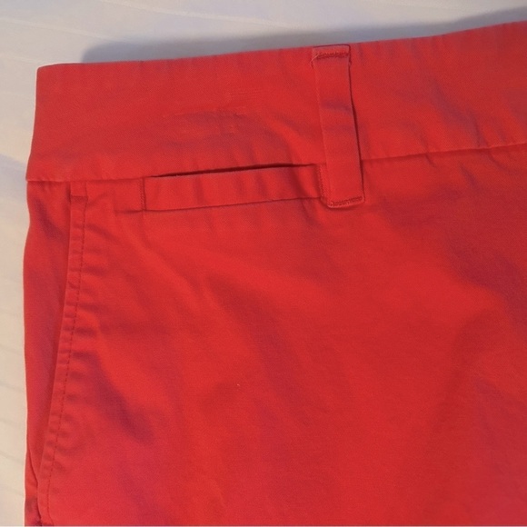 Talbots Perfect Shorts Bright Coral Stretch Bermuda 9 1/2" size 16 W Petite - Picture 9 of 14